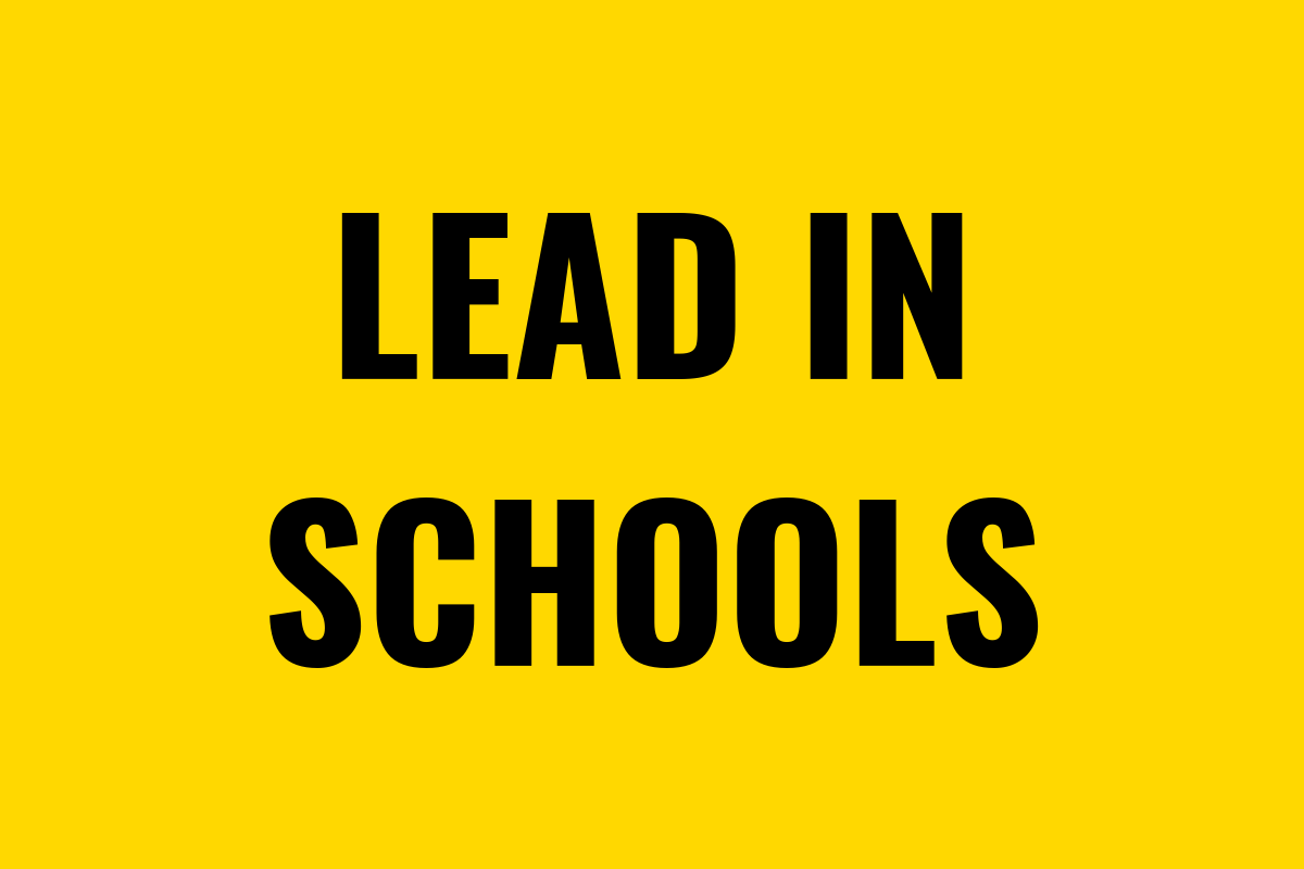 Lead in schools